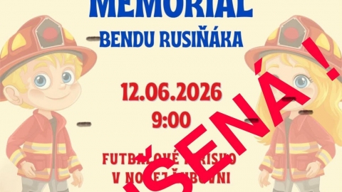 ZRUŠENÉ -Memoriál Bendu Rusiňáka - 12.06.2026, Nová Ľubovňa