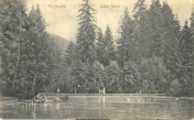 Jazero v Novoľubovnianskych kúpeľoch okolo r.1910